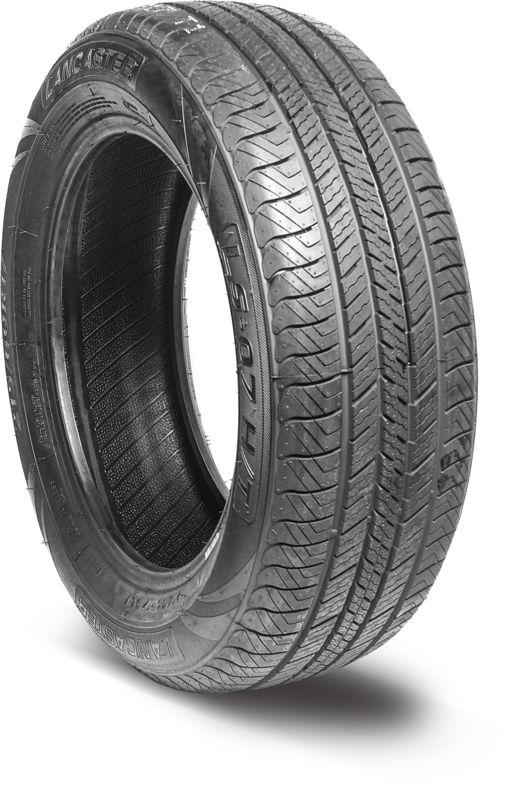 Lancaster LS-07 H/T all-season highway terrain SUV and crossover tire on black background